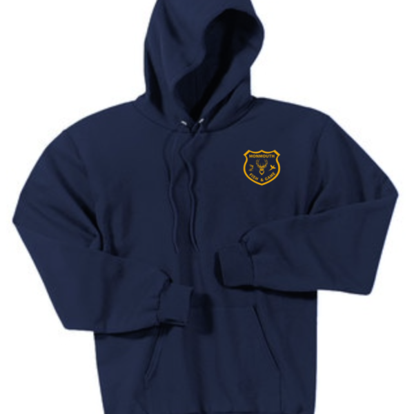 Heavyweight 50/50 Hooded Sweatshirt with MFG Logo & Back Lettering